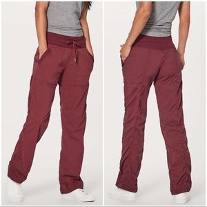 Lululemon Dance Studio Pant Unlined Wine Berry 6R